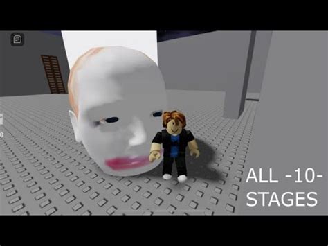 Escape Running Head Roblox Full Walkthrough 10 Stages Gameplay