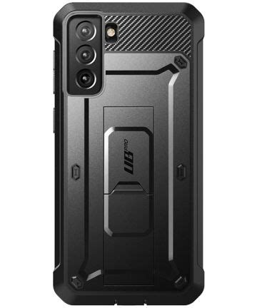 SUPCASE UB Pro Samsung S21 FE Hoesje Full Protect Kickstand Zwart