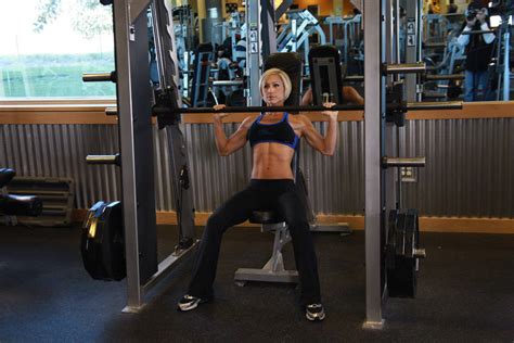 Smith Machine Overhead Shoulder Press Exercise Guide And Video