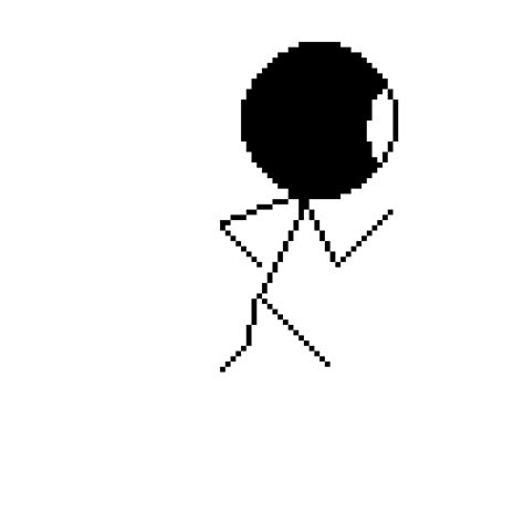 Editing stickman running - Free online pixel art drawing tool - Pixilart