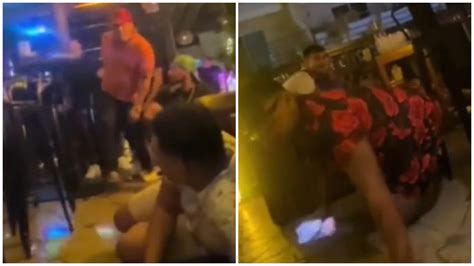 El Momento En Que Clientes De Un Bar En Playa Del Carmen Se Tiran Al