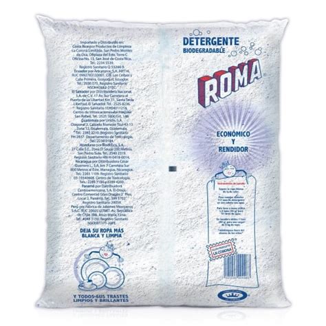 Detergente En Polvo Roma Multiusos Biodegradable 5 Kg Bodega Aurrera