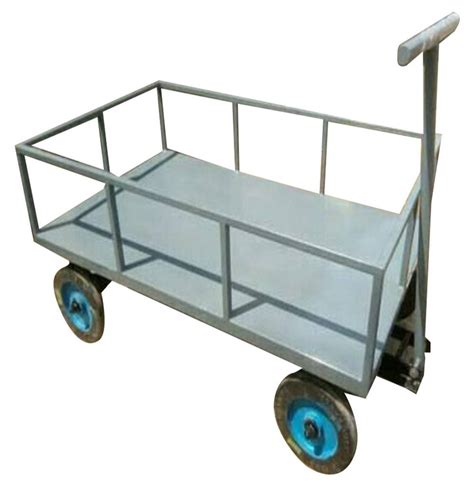 1 Ft Mild Steel Platform Trolley For Warehouse Load Capacity 20 Kg