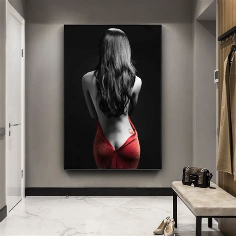 Modern Half Nude Women Canvas Paintings Sexy Naked Posters And Prints Cuadros Wall Art Pictures