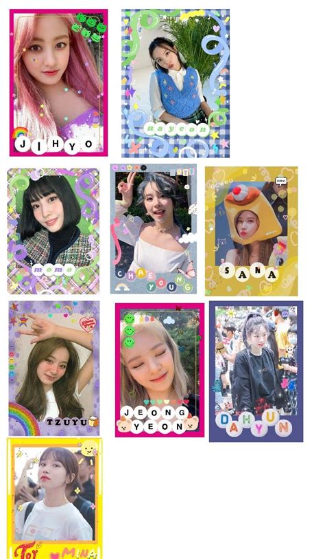 Lomo Card Love Mail Study Room Decor Photocard Mina Itzy Ideas