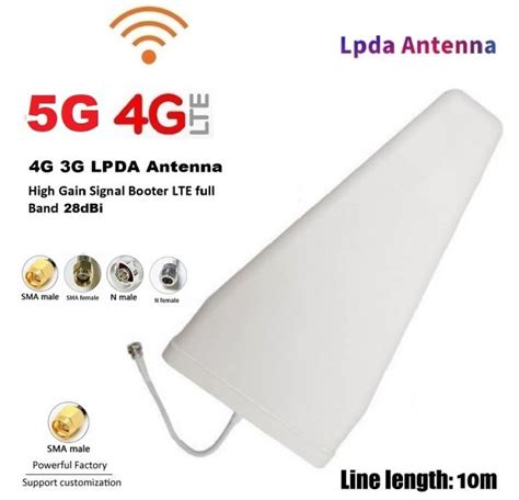 เสาอากาศ 4G 3G LPDA Antenna 28Dbi High Gain Outdoor Directional Booster