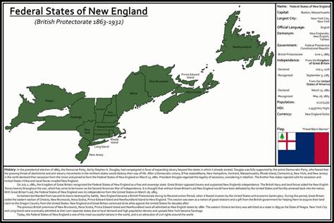 Greater New England Alternate History History Map Images