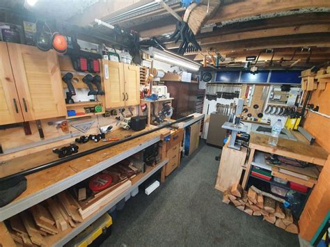 Workshop layout updated | Workshop layout, Garage workshop, Barn workshop