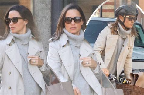 Heavily Pregnant Pippa Middleton Flaunts Eight Month Baby Bump Weeks