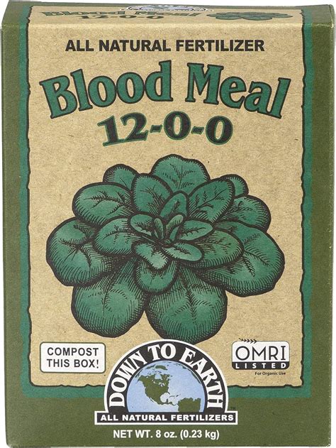 Amazon Down To Earth All Natural Fertilizers Blood Meal Mix 12 0