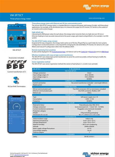 Victron Energy Energy Meter 3P