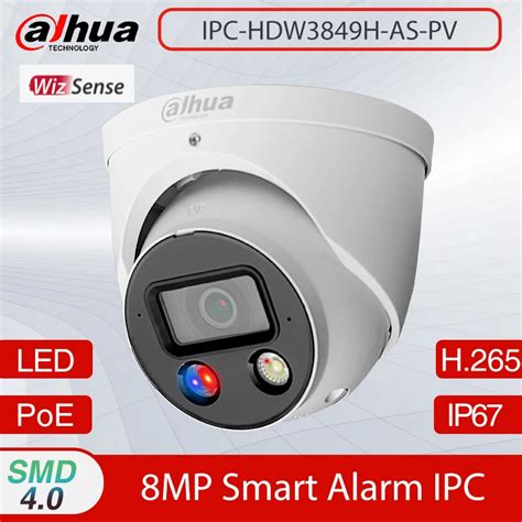 Dahua Ipc Hdw H As Pv Mp Full Color Poe Ir M Ip Active