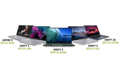 Acer Swift 5, Acer Swift 3, Acer Swift 3X, Acer Aspire 5 With 11th Gen ...