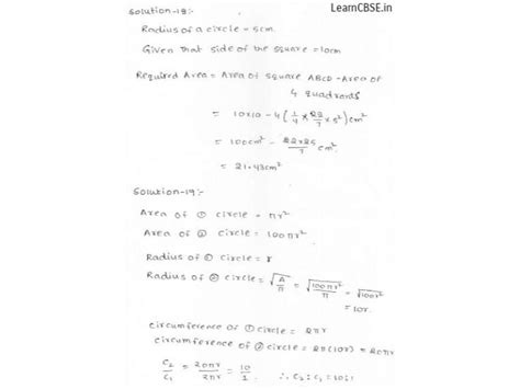 Rd Sharma Class Solutions Chapter Mensuration Ii Exercise Q