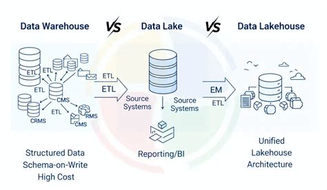data lakehouse  data warehouse differences  cases