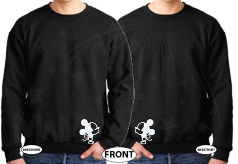 Lgbt Gay His Matching Couple Shirts Mickey Mouse Cute Kissing Married With Mickey