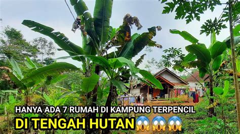 Luar Biasa Hanya Ada Rumah Di Kampung Terpencil Di Tengah Hutan