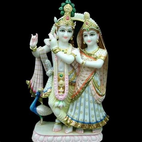 Radha Krishna White Marble Statue Temple At Rs In Bharatpur Id