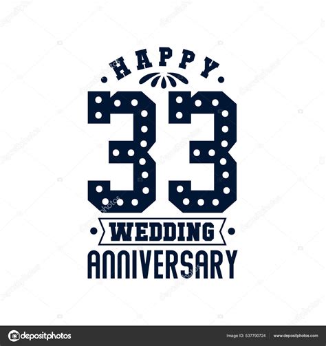 Anniversary Celebration Happy 34Th Wedding Anniversary Stock Vector by ...