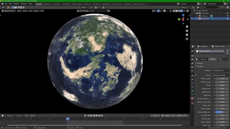 ArtStation - Procedural Planet Texture Map Generator - Blender | Resources