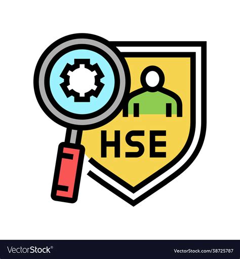 Health Safety Environment Color Icon Royalty Free Vector