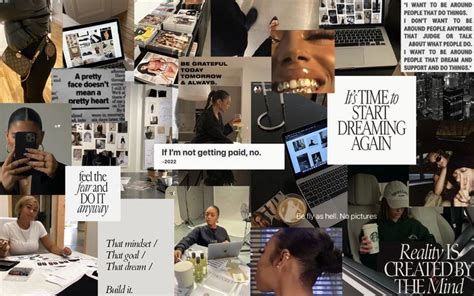 2022 Vision Board Lifestyle Moodboard Desktop Vision Board Vision