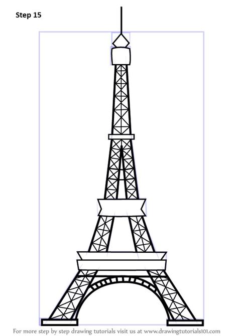 Eiffel tower drawing, Eiffel tower drawing easy, Eiffel tower art