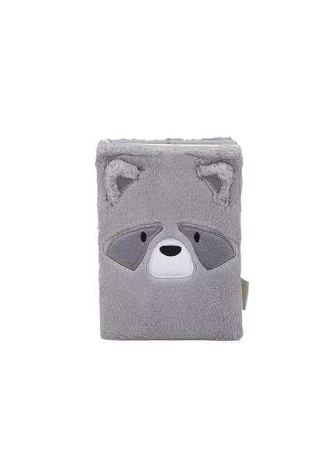 Jual Wigglo Wigglo Fluffy Journal Book A6 Racoon Grey Original 2023