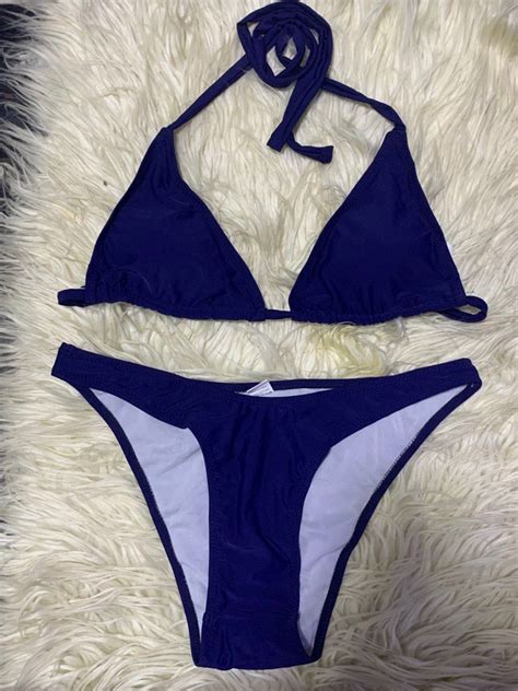Dark Blue Bikini On Carousell