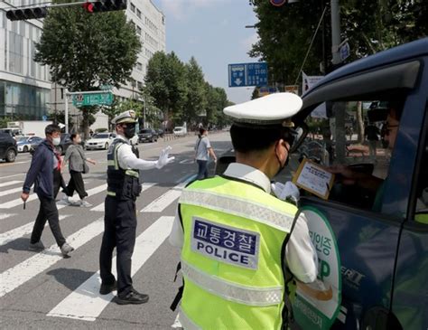 오늘부터 교차로 횡단보도 앞 일시정지 안하면 범칙금 6만원·벌점 10점 코리아안전뉴스