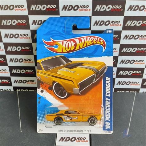 Jual SP99 Hot Wheels 68 Mercury Cougar Yellow Edelbrock Kmart Shopee Indonesia