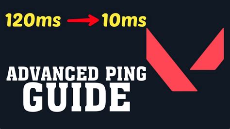 LOWER Ping In Valorant Advanced Guide To Lowering Ping YouTube