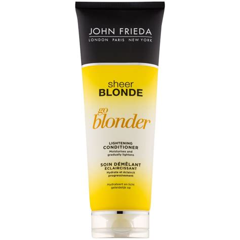 JOHN FRIEDA SHEER BLONDE GO BLONDER Lightening Conditioner Notino Co Uk