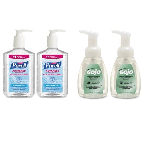 Purell 4 Pack 8 Oz Fragrance Free Hand Sanitizer Bottle Gel In The Hand Sanitizers Department At