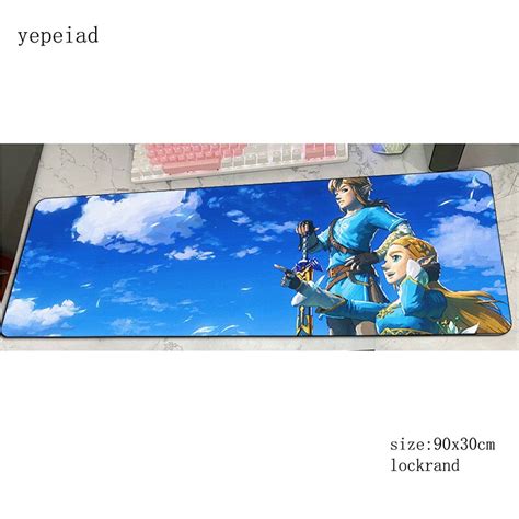 Zelda Mouse Pad Gamer Dominador Mousepad Tapete De Mesa De Borracha