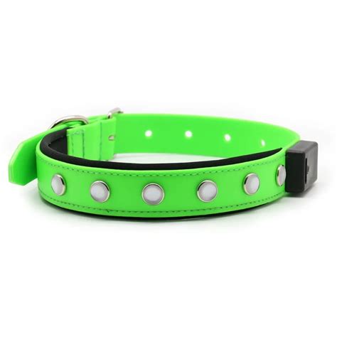 Ninble Led Rechargeable Glowing Dog Collar Waterproof Padded Light