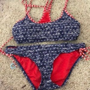 Mossimo Supply Co Swim Mossimo Supply Co American Flag Bikini Poshmark