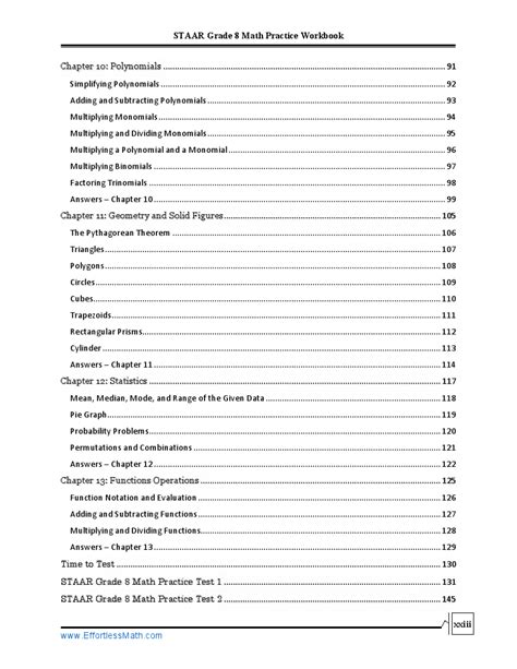 STAAR Grade 8 Math Practice Workbook 2024 The Most Comprehensive