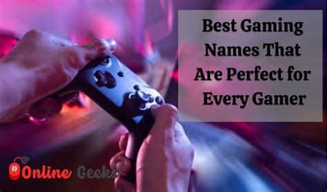 Best Gaming Names That Are Perfect for Every Gamer – Technical ...