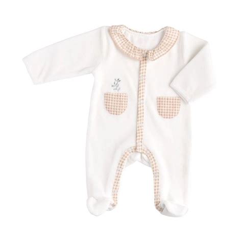 Pyjama bébé mois avec col nude Botanica