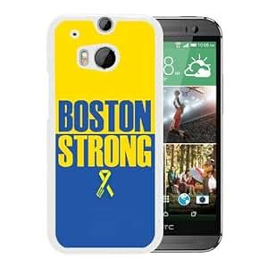 Amazon HTC ONE M8 Boston Strong White Screen Phone Case Genuine