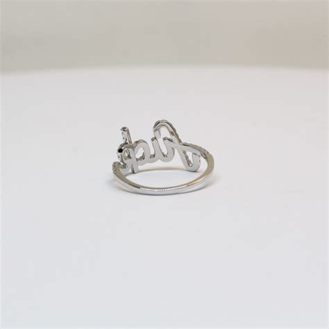 CURSIVE FUCK RING Sweary Jewellery Perth WA