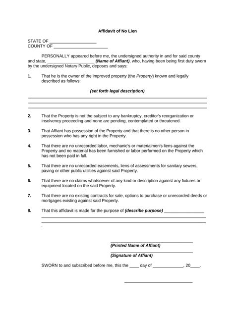 No Liens Fill Out Sign Online DocHub