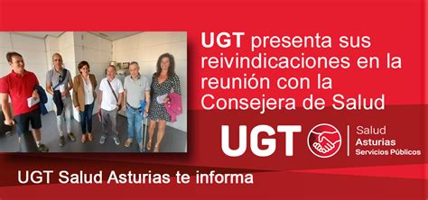 UGT Salud traslada sus reivindicaciones en la reunión con la Consejera