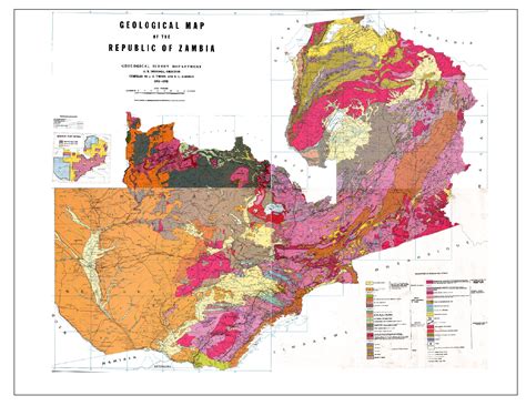 Geological Maps Ministry Of Mines And Mineral Development