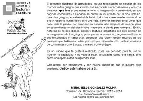 Mitos Griegos Cuaderno De Lecturas Actividades Y Pasatiempos By