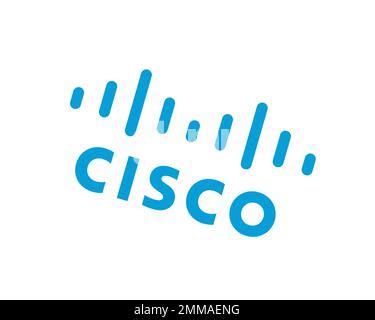 cisco systems logo white background stock photo alamy