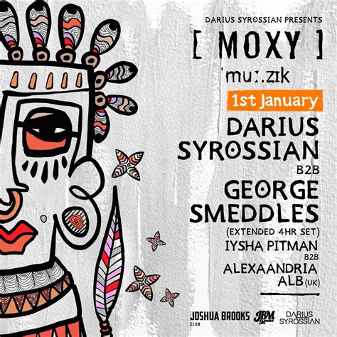 Moxy Muzik Nyd [darius Syrossian B2b W George Smeddles] Tickets Joshua Brooks Manchester En