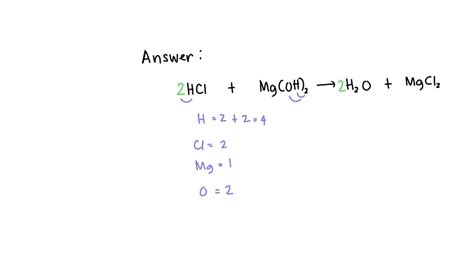 SOLVED: Write a balanced equation for the reaction of hydrochloric acid ...