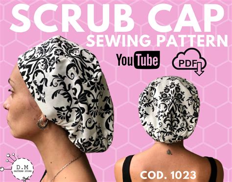 Doctor SCRUB CAP PATTERN Non Surgical Scrub Cap Pdf Pattern Youtube